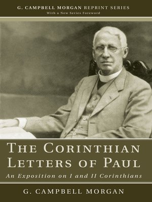 cover image of The Corinthian Letters of Paul